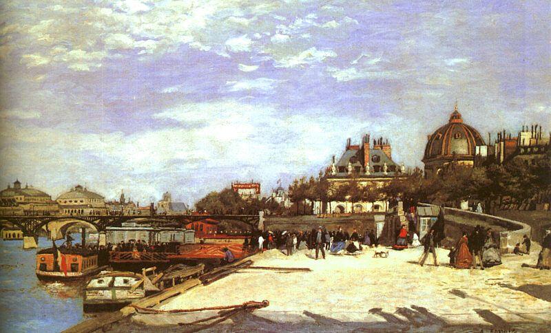 Pierre Renoir The Pont des Arts the Institut de France Spain oil painting art